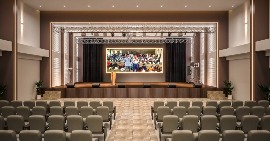 Interior Design of Sonagazi Pourashava Auditorium
